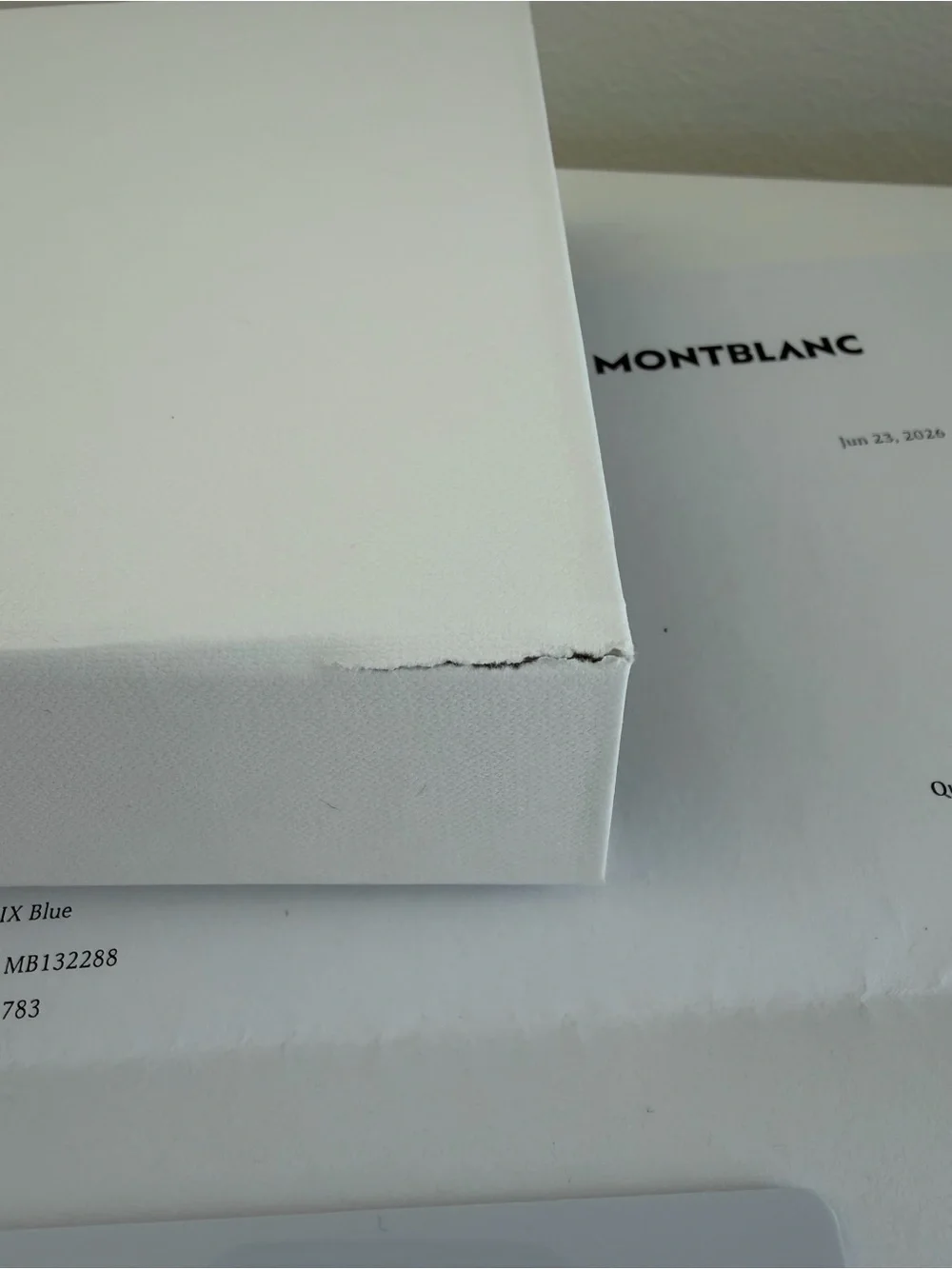 NWT Montblanc PIX Blue Ballpoint Pen